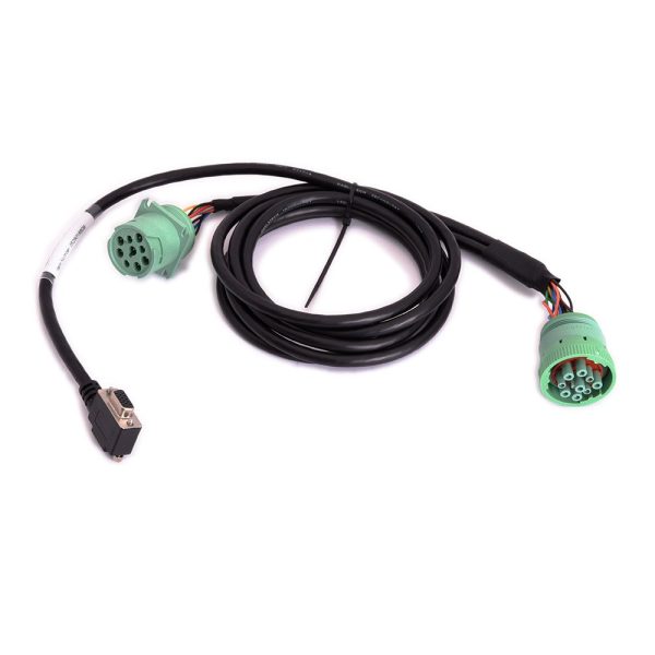 vehicle gateway db15 to 9 pin y type 2 cable with green connectors