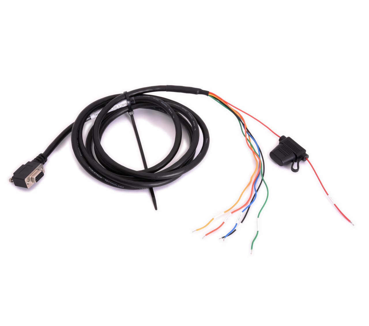 vehicle gateway db15 to flying lead cable with exposed wires