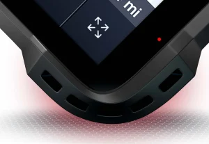 Close-up view of the corner design on the Rand McNally TND 1050 Truck GPS Tablet