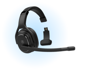 Rand McNally ClearDryve 220 convertible Bluetooth wireless headphones with detachable earpieces