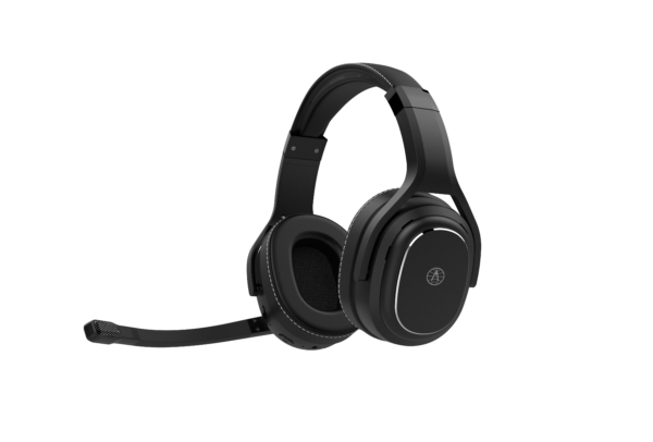 Rand McNally ClearDryve 220 wireless Bluetooth headphones with detachable mic, designed for versatile use as both headphones and a headset.
